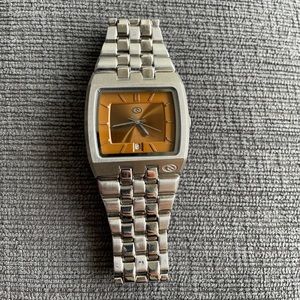 Rip Curl Silver and Gold Men's Watch